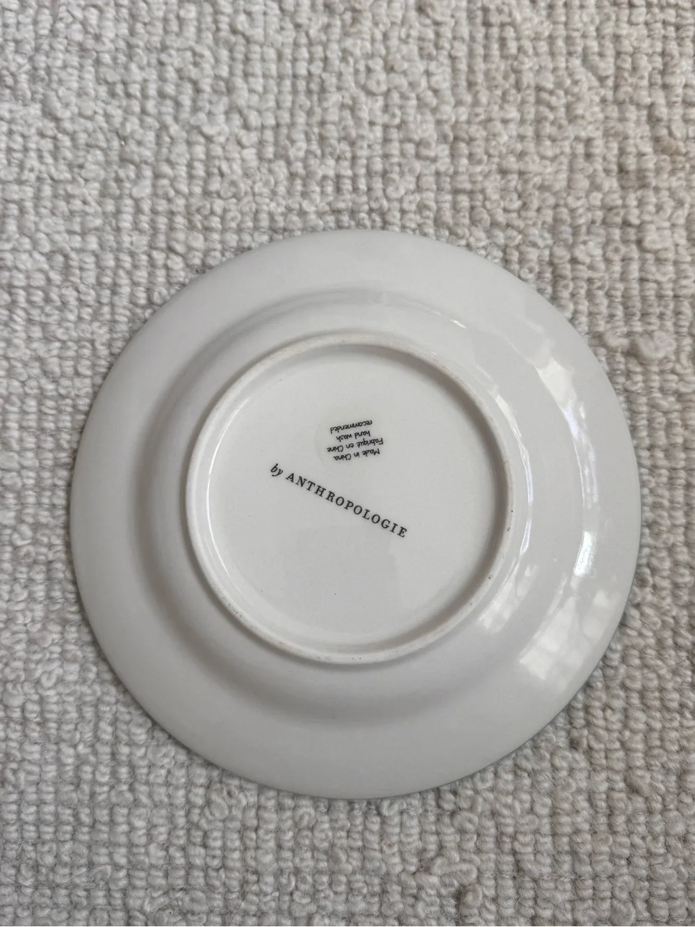 Anthropologie | Quincy Corgi Dog Biography Canape Plate ~ 6.25”